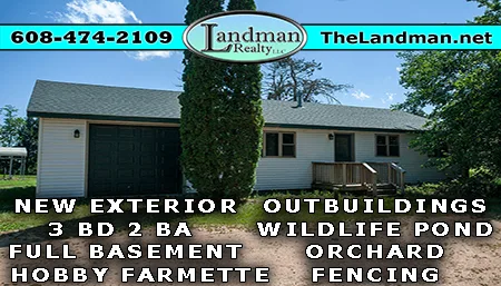 Country Home with Barn Outbuildings Greenhouse Wildlife Pond for Sale
